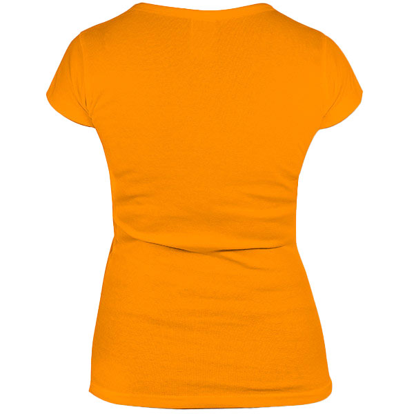 Camiseta Escotada Mujer Trasero